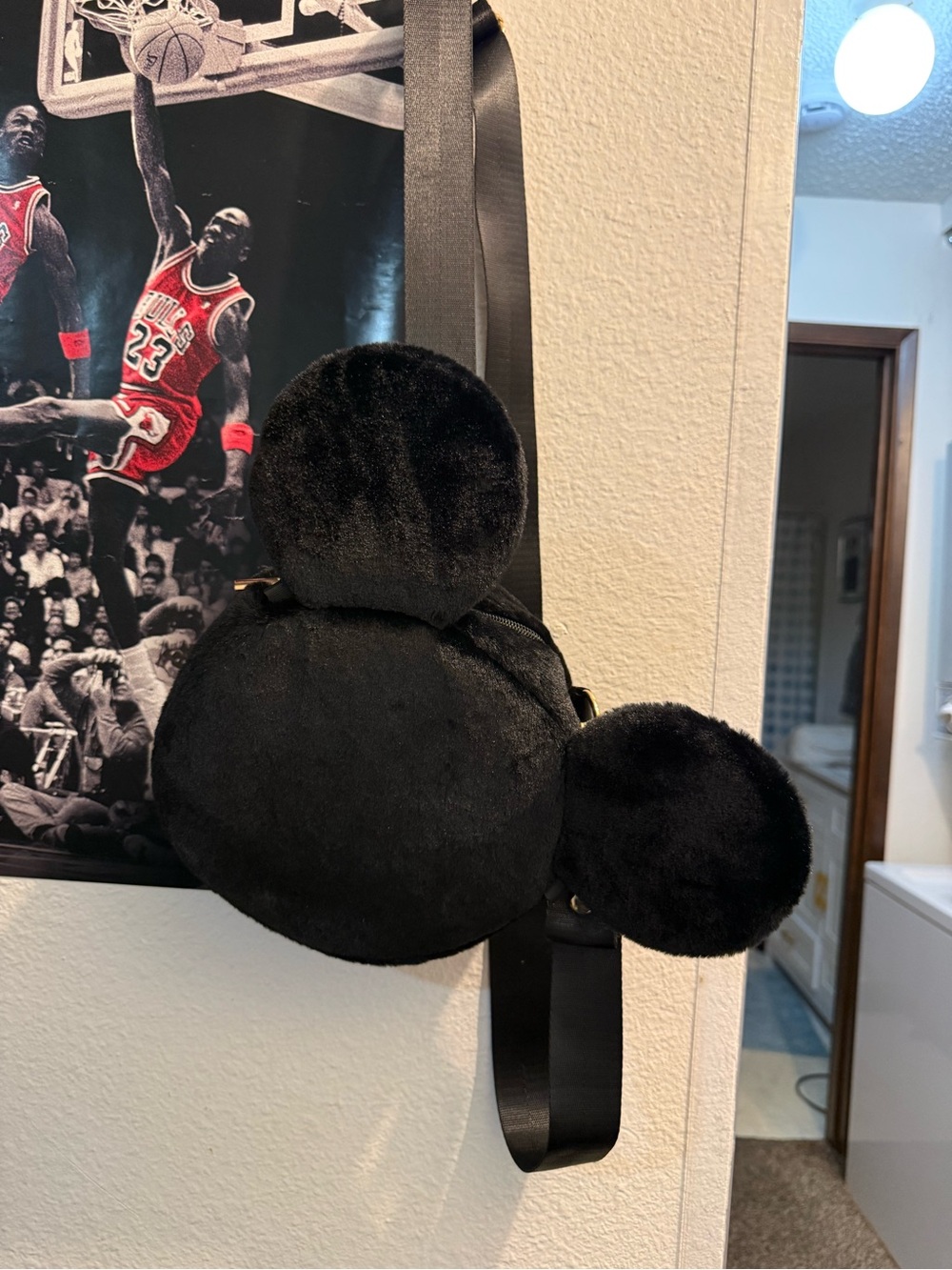 Black Mickey Mouse Disney Crossbody Bag